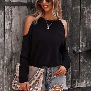[3Packs] Cold Shoulder Sweater